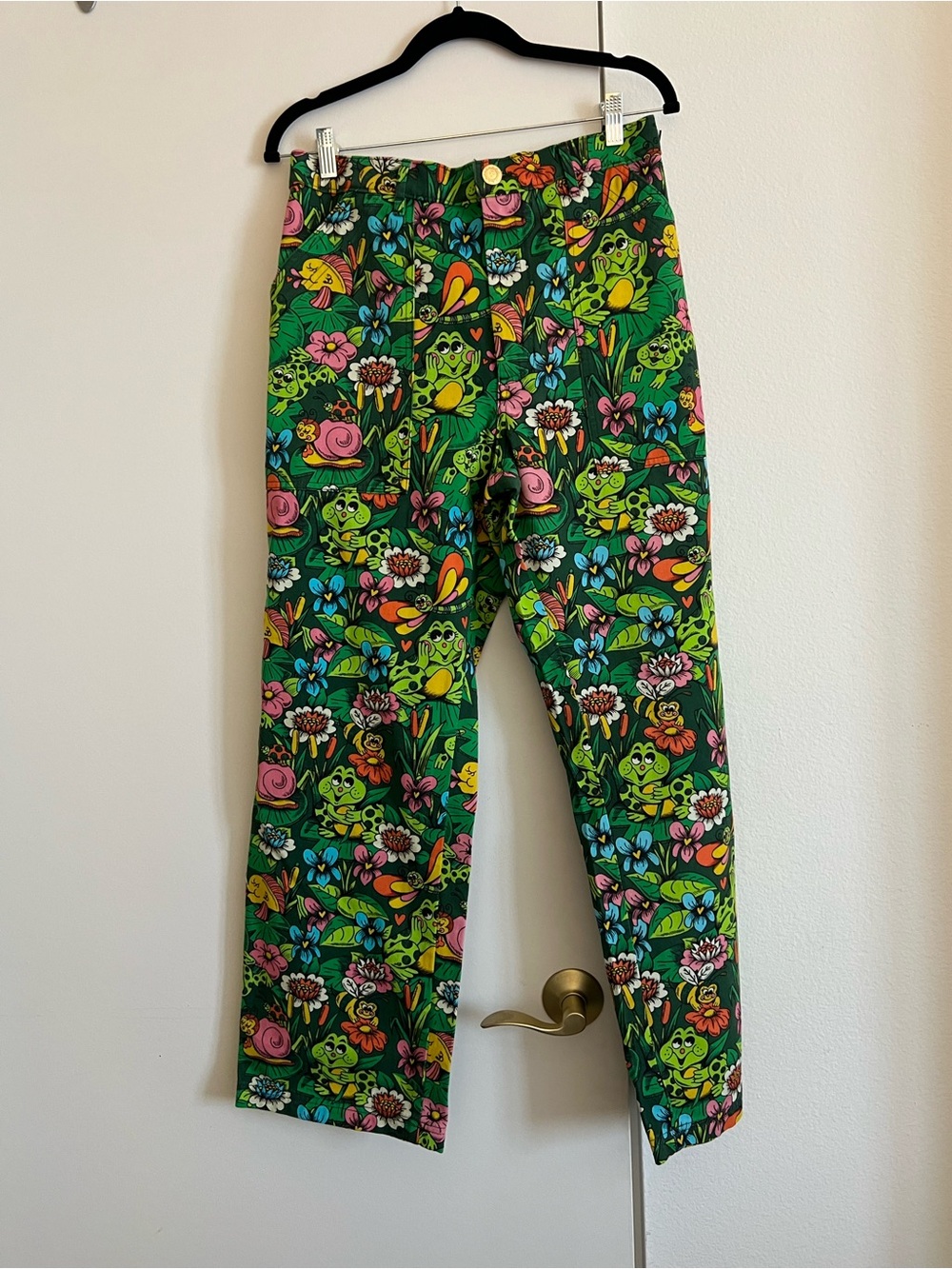 NWOT! Big Bud Press WORK PANTS in POND PARTY Print - Picture 10 of 12